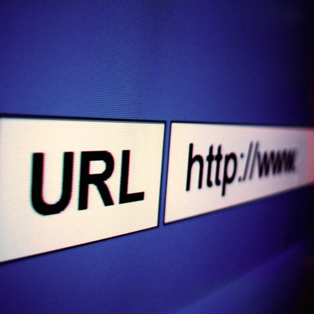 Zu sehen ist die URL eingabe in einer Suchmaschine.